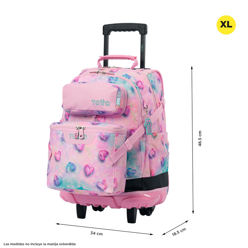 Morral con Ruedas para Niño Varal Verde
