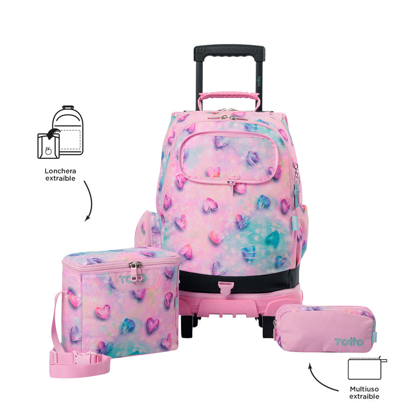 Morral con Ruedas para Niño Varal Verde