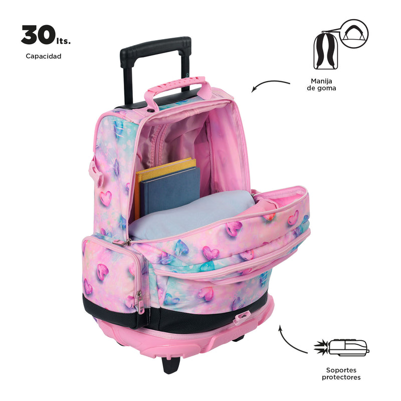 Morral con Ruedas para Niño Varal Verde