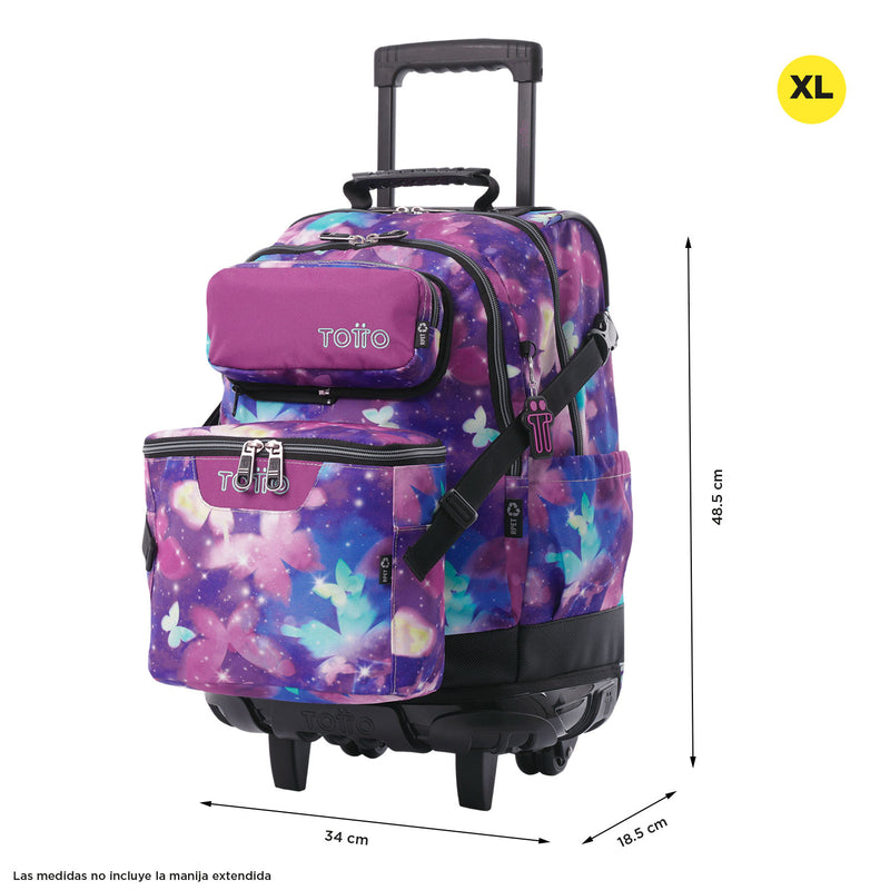 Morral con Ruedas para Niño Varal Verde