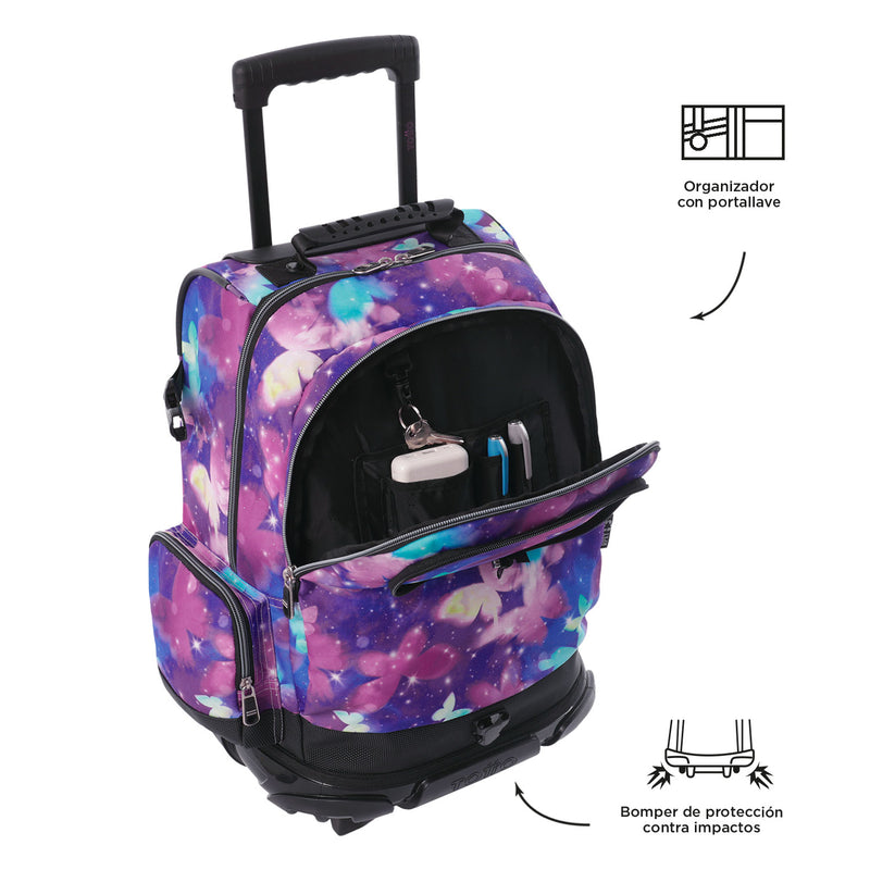 Morral con Ruedas para Niño Varal Verde
