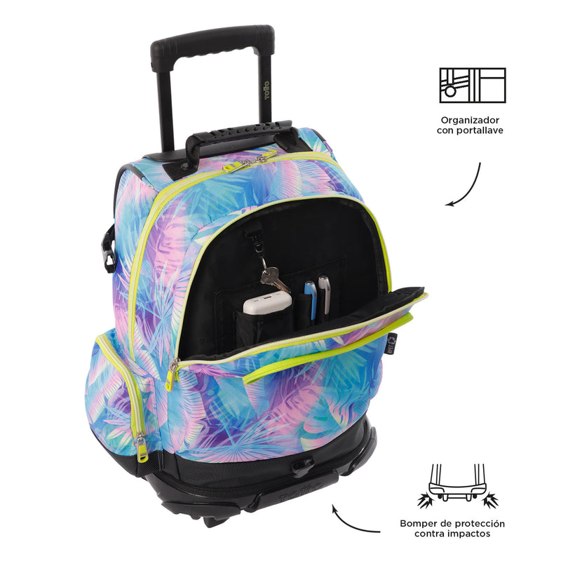Morral con Ruedas para Niño Varal Verde