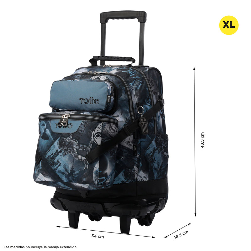 Morral con Ruedas para Niño Varal Verde