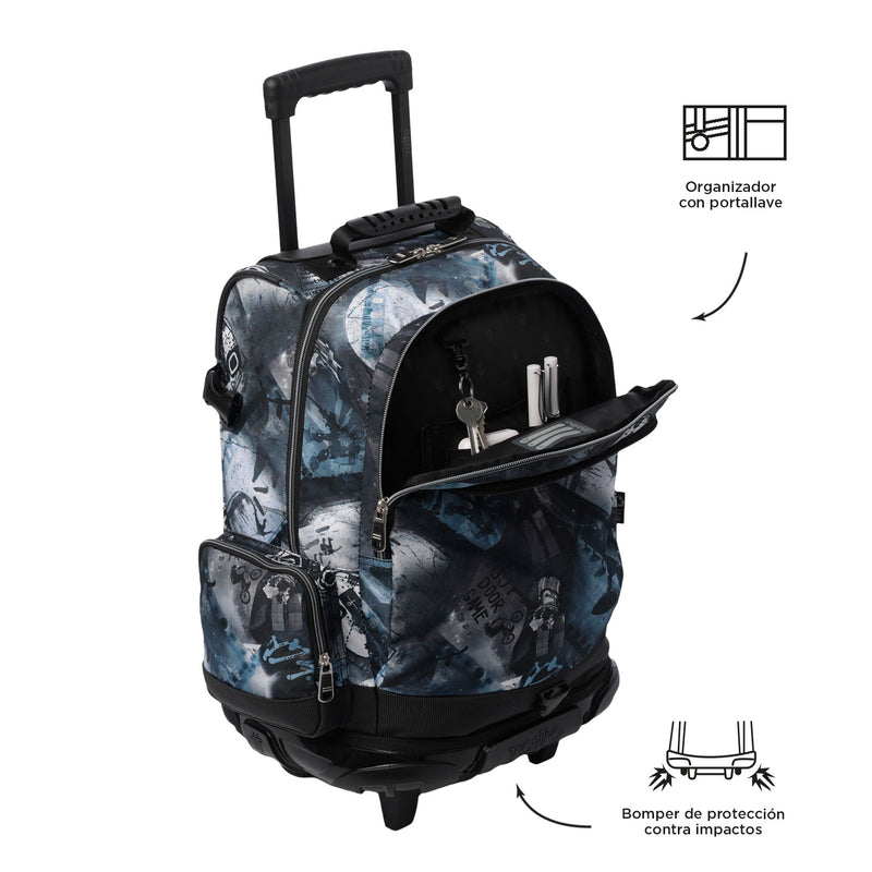 Morral con Ruedas para Niño Varal Verde