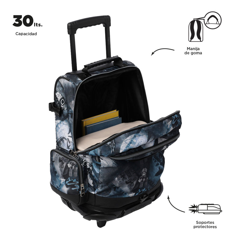 Morral con Ruedas para Niño Varal Verde