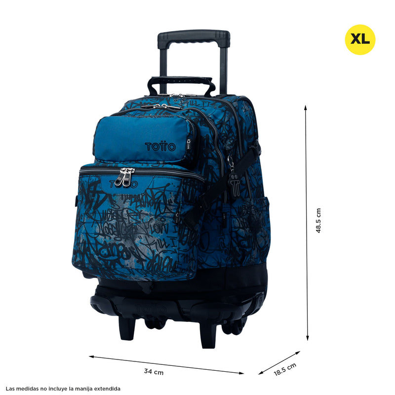 Morral con Ruedas para Niño Varal Verde