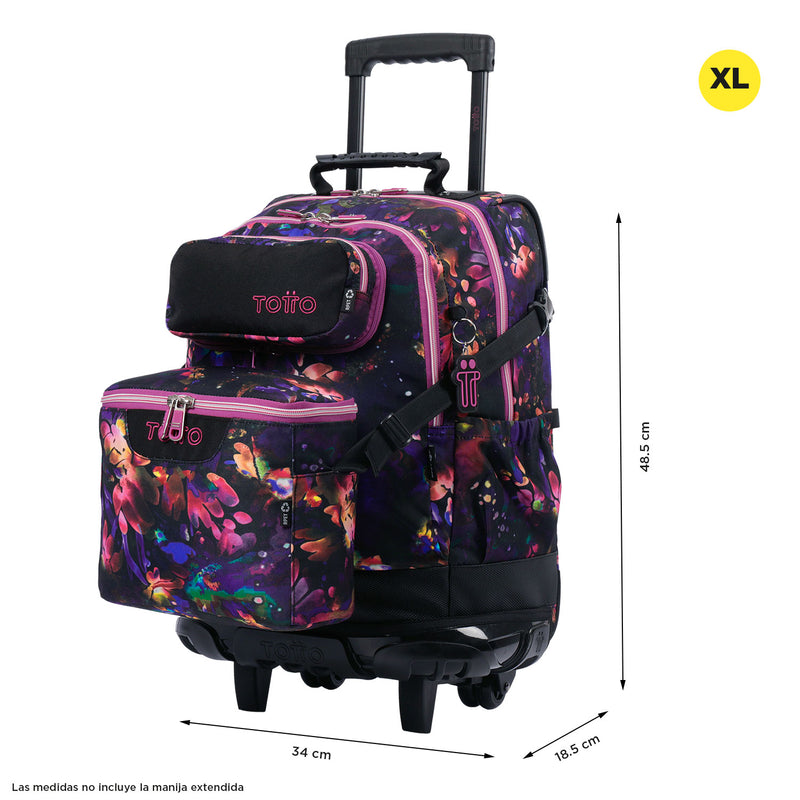 Morral con Ruedas para Niño Varal Verde
