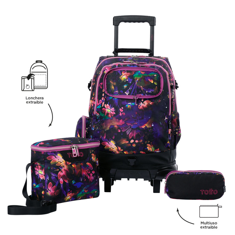Morral con Ruedas para Niño Varal Verde