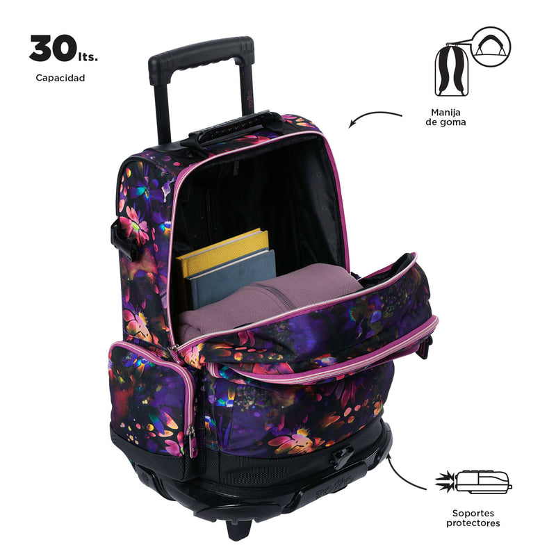 Morral con Ruedas para Niño Varal Verde