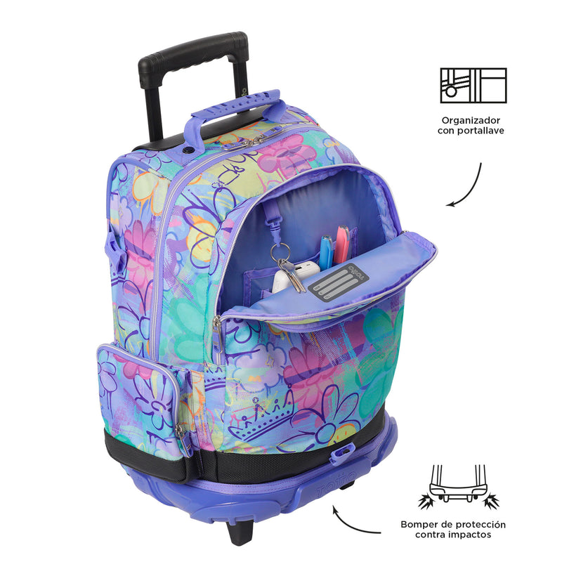 Morral con Ruedas para Niño Varal Verde