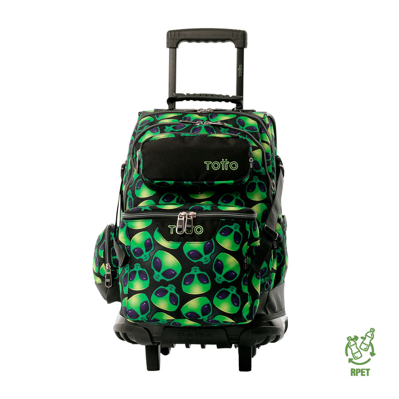 Morral con Ruedas para Niño Varal Verde