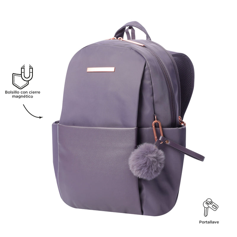 Morral Ejecutivo Porta PC 14" Adelaide 1 2.0 Morado Mujer