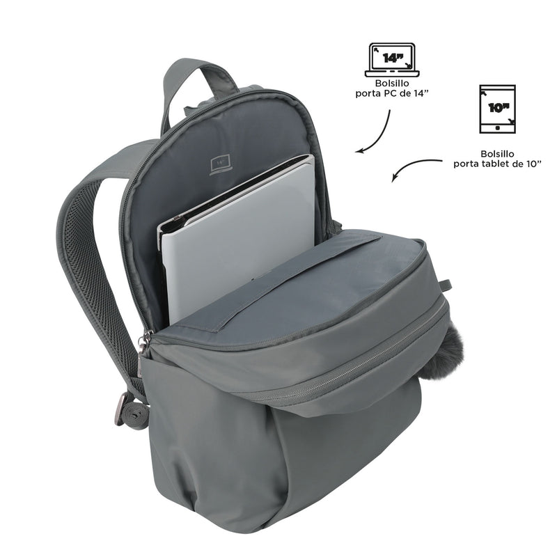 Morral Ejecutivo Porta PC 14" Adelaide 1 2.0 Azul Mujer