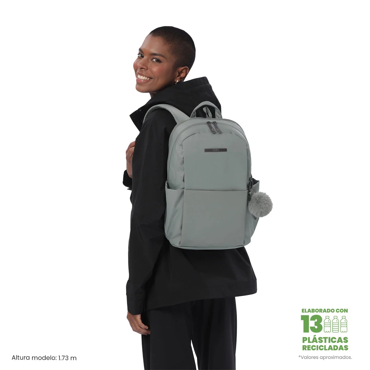 Morral para Oficina PC 14" Adelaide 1 2.0 Verde Mujer