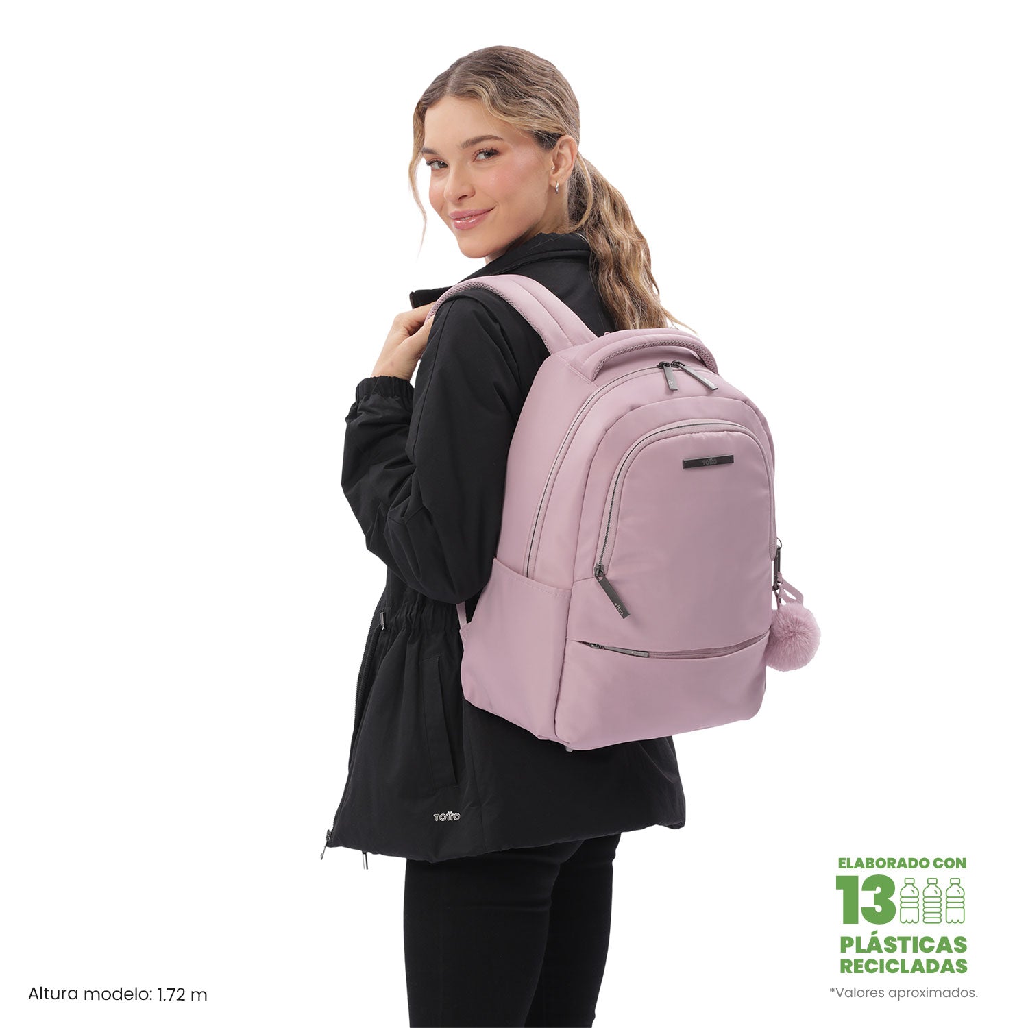 Morral Ejecutivo Porta PC 14" Adelaide 2 2.0 Rosado Mujer