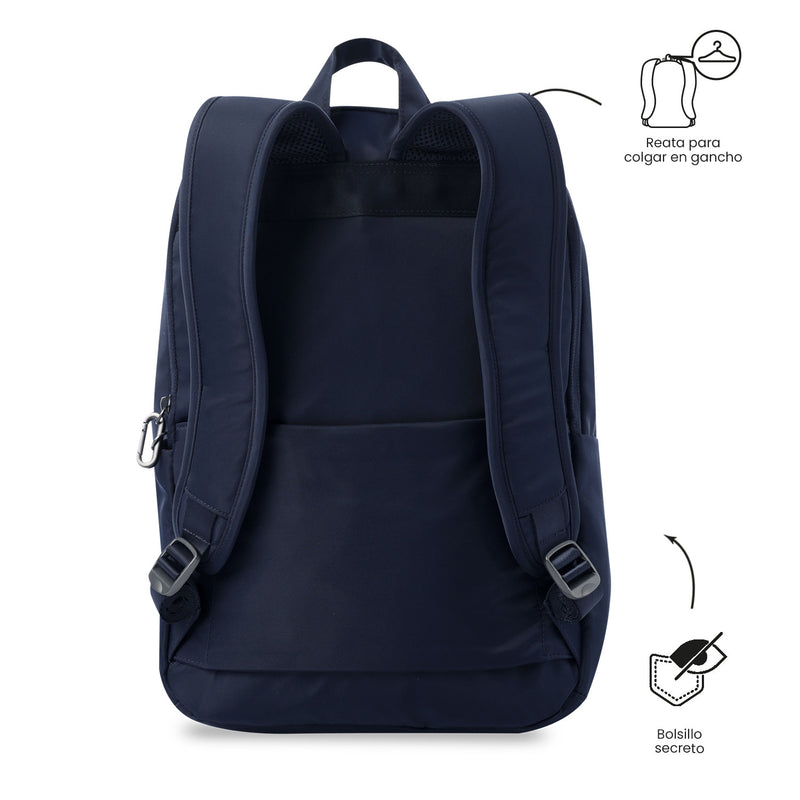 'Morral Ejecutivo Porta PC 14" Adelaide 3 2.0 Azul Mujer