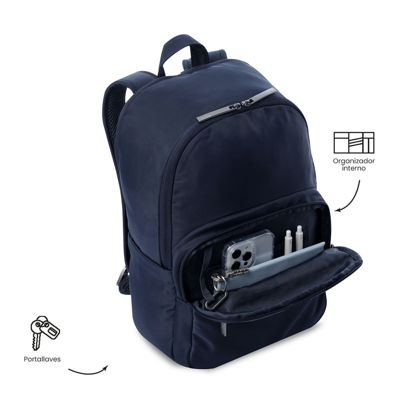 'Morral Ejecutivo Porta PC 14" Adelaide 3 2.0 Azul Mujer