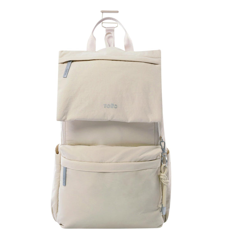 Morral Porta PC 17" Morral Ambar L Beige Mujer