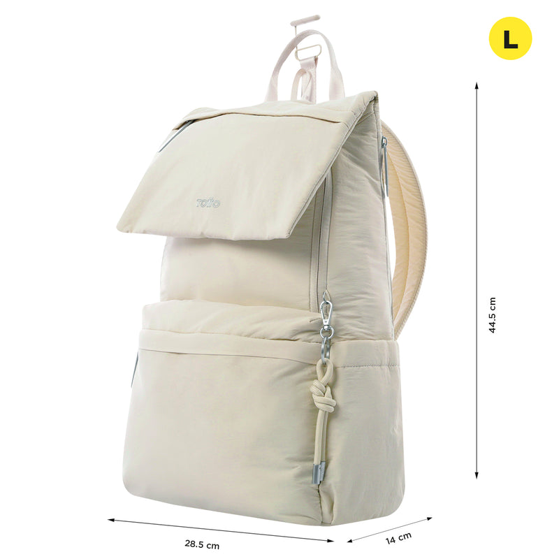 Morral Porta PC 17" Morral Ambar L Beige Mujer