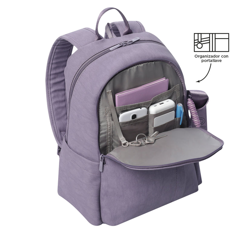 Morral Porta PC 14" Morral Bow M Morado Mujer