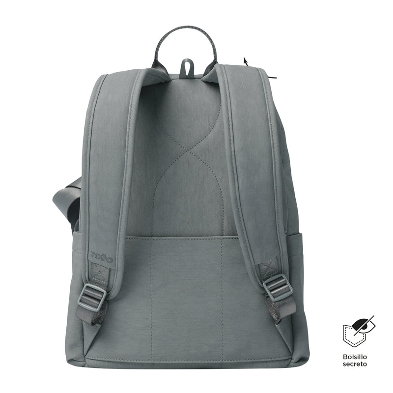 Morral Porta PC 14" Bow Mediano Azul Mujer