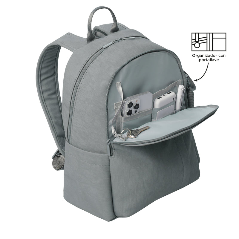 Morral Porta PC 14" Bow Mediano Azul Mujer