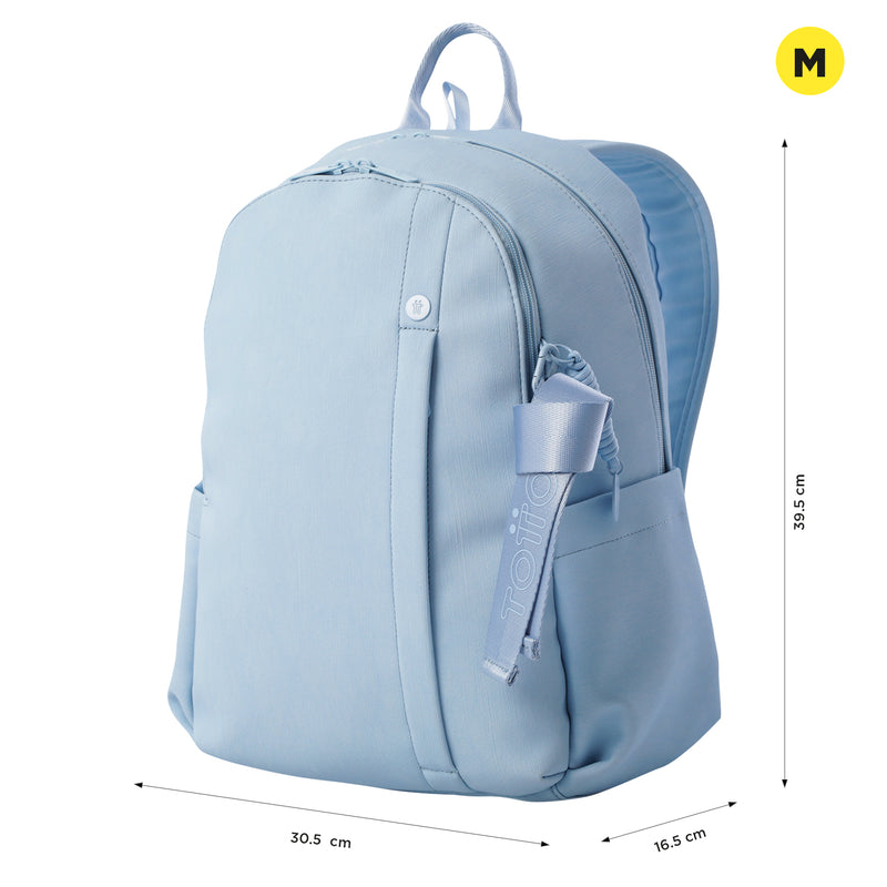 Morral Porta PC 14" Bow Mediano Azul Mujer