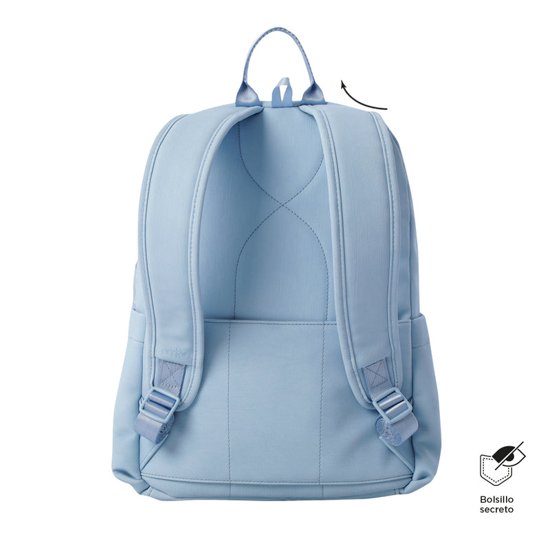 Morral Porta PC 14" Bow Mediano Azul Mujer
