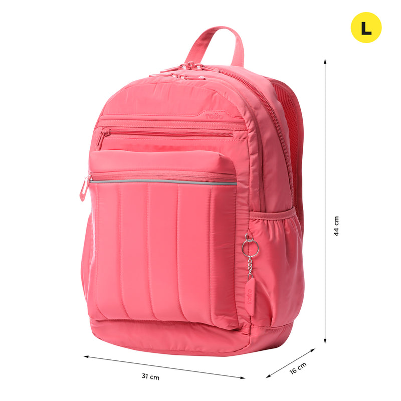 Morral Univertisario Porta PC 14" Plaine Rosado Mujer