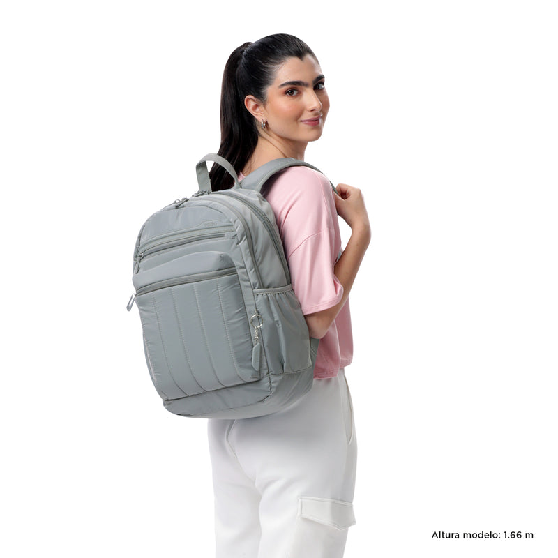 Morral Universitario Porta PC 14" Plaine Rosado Mujer