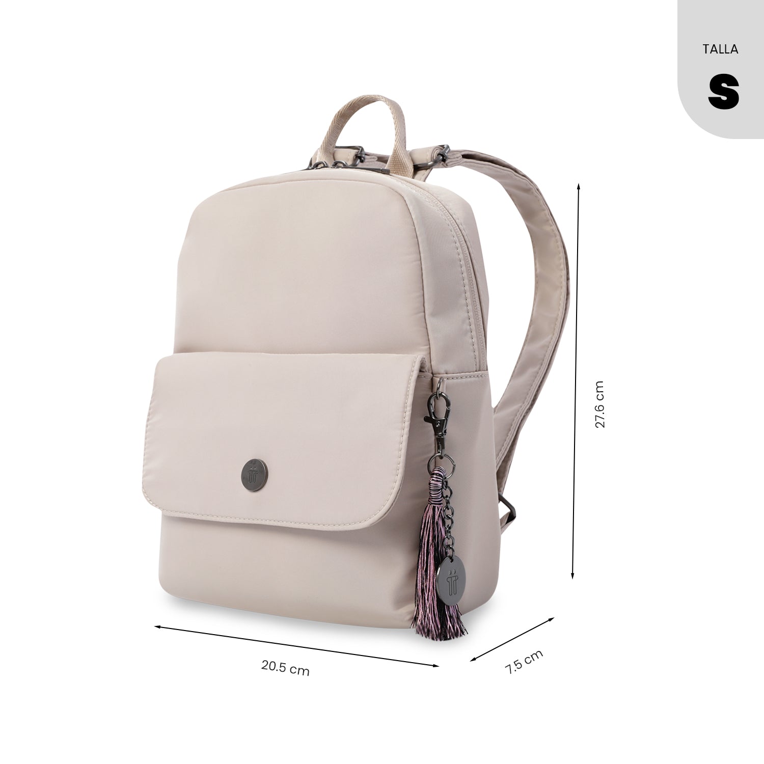 Bolso Pequeño para Mujer Corneana tipo Morral Beige