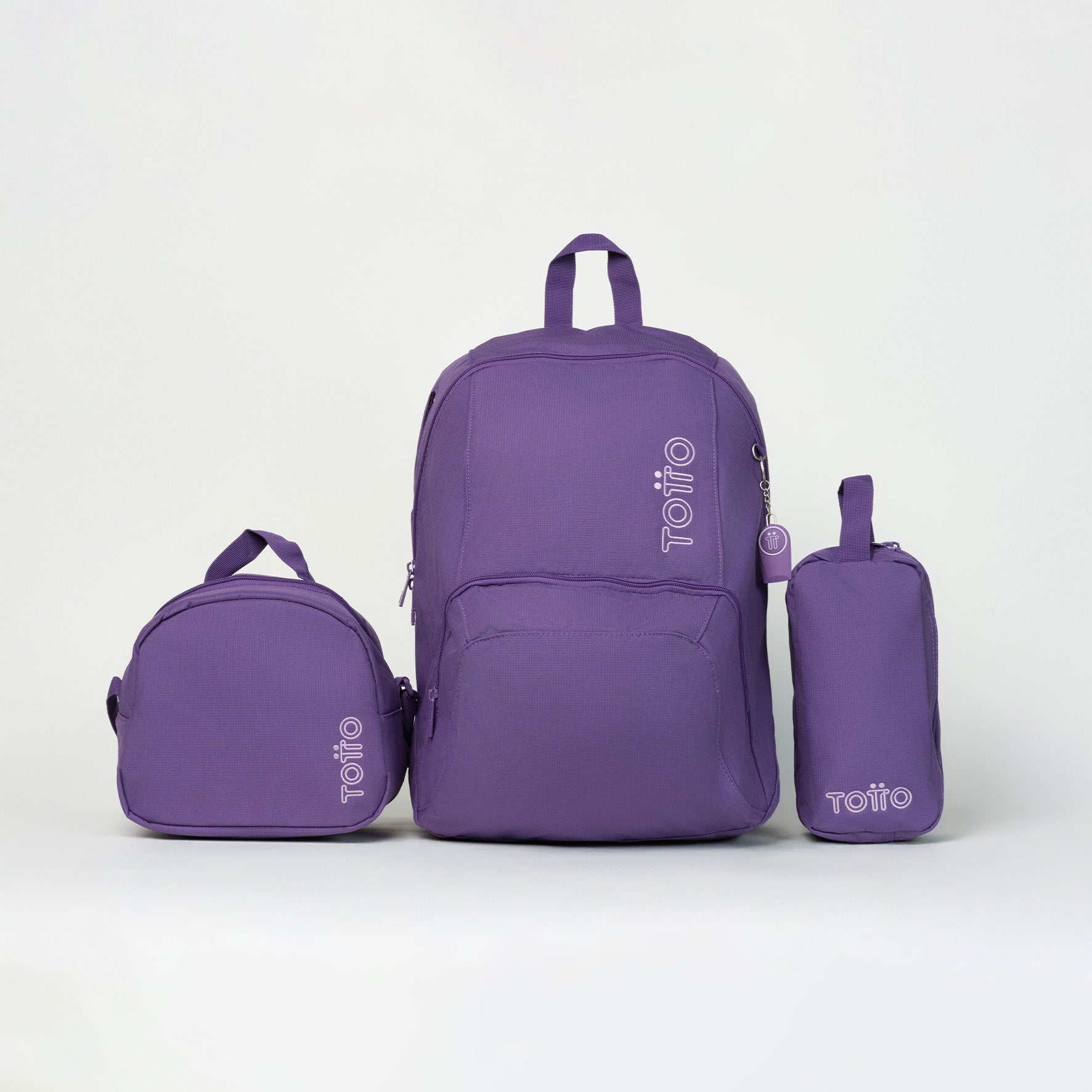 Combo escolar X 3 Morral + Lonchera + Cartuchera Sheyma