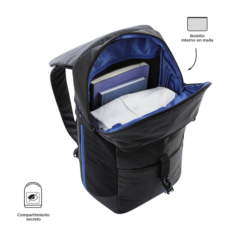 Morral Porta PC 16" Morral Dual  Azul Hombre