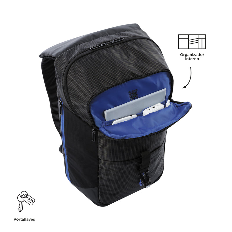 Morral Porta PC 16" Morral Dual  Azul Hombre