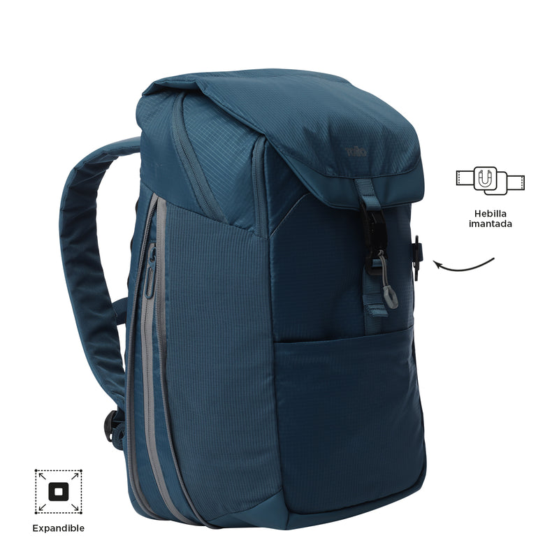 Morral Porta PC 16" Dual Azul Hombre