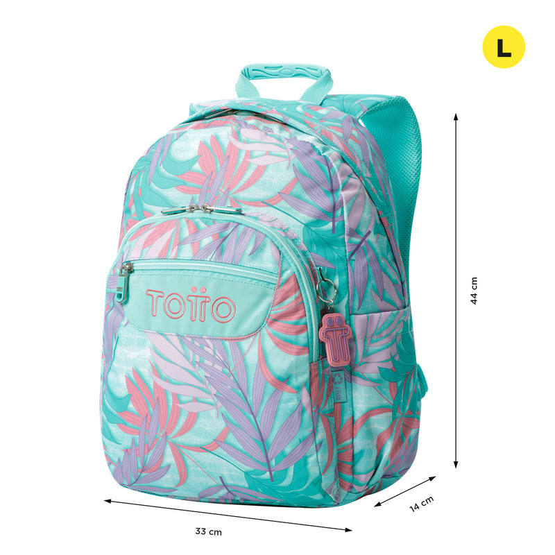 Morral Juvenil Porta PC 14" Acuarela Morada