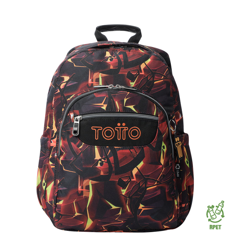 Morral Juvenil Porta PC 14" Acuarela Morada