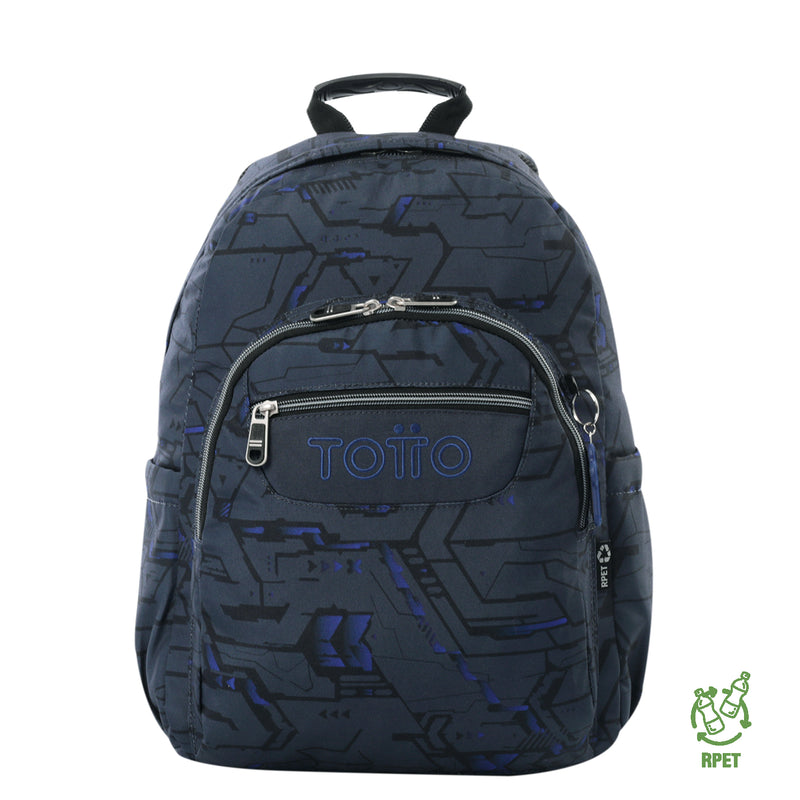 Morral Juvenil Porta PC 14" Acuarela Morada