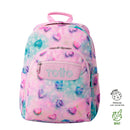 Morral Juvenil Porta PC 14" Acuarela Glitter Morado