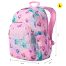 Morral Juvenil Porta PC 14" Acuarela Glitter Morado