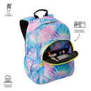 Morral Juvenil Porta PC 14" Acuarela Glitter Morado