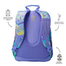 Morral Juvenil Porta PC 14" Acuarela Glitter Morado