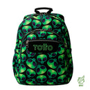 Morral Juvenil Porta PC 14" Acuarela Verde