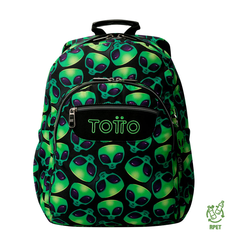 Morral Juvenil Porta PC 14" Acuarela Azul