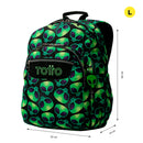 Morral Juvenil Porta PC 14" Acuarela Verde