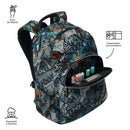 Morral Juvenil Porta PC 14" Acuarela Verde