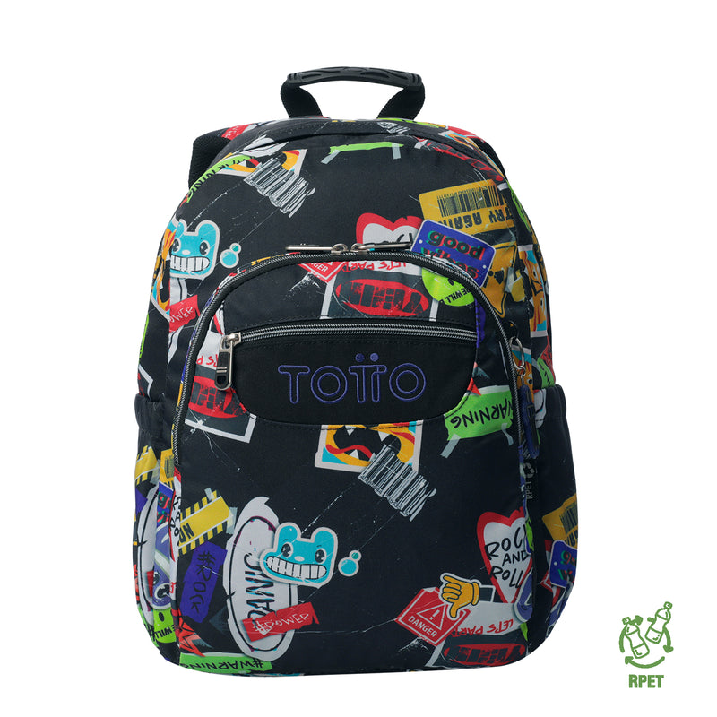 Morral Juvenil Porta PC 14" Acuarela Azul