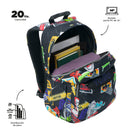 Morral Juvenil Porta PC 14" Acuarela Verde