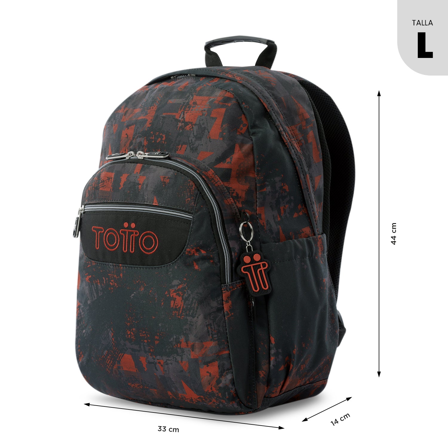 Morral Juvenil Acuarela Grande Negro