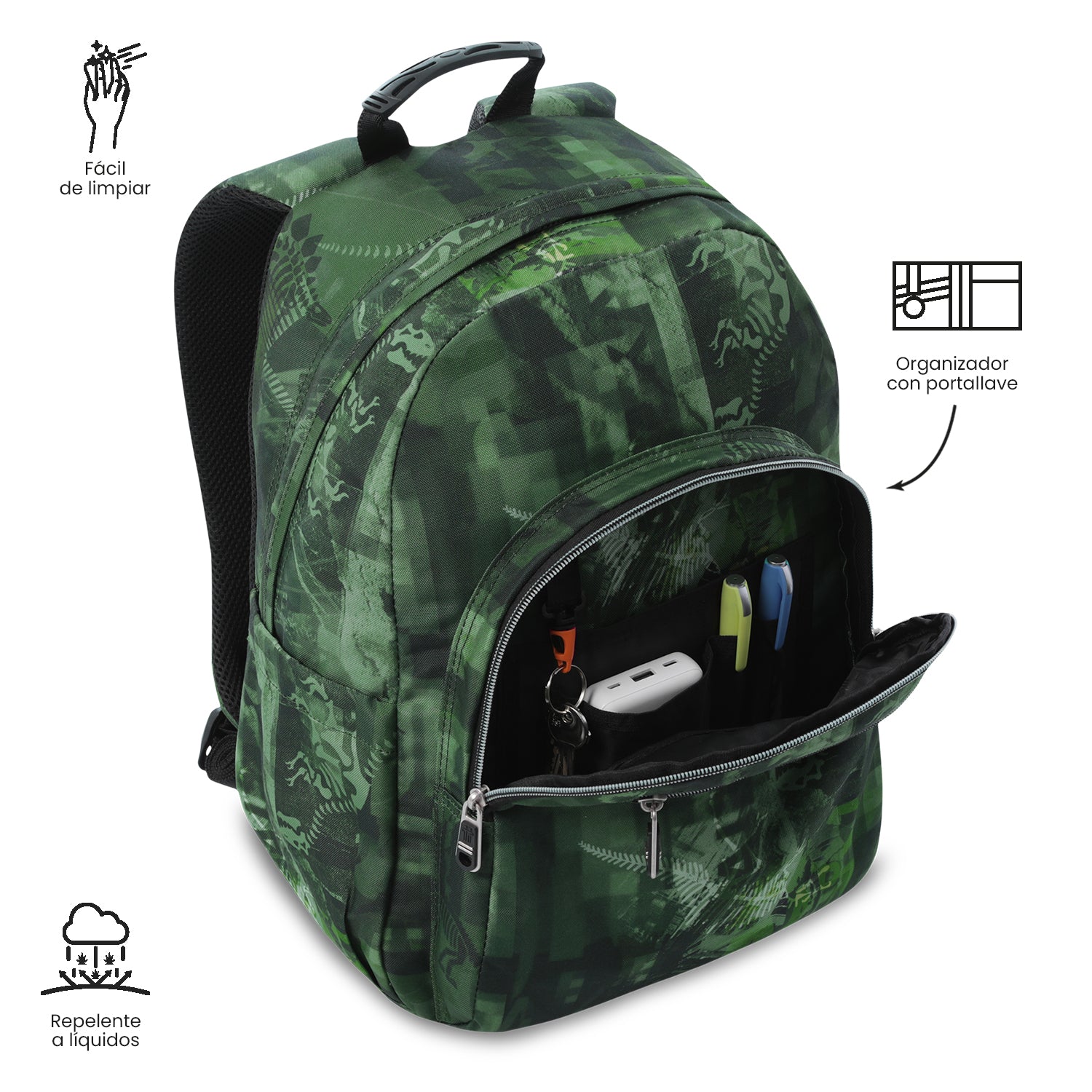 Morral Juvenil Acuarela Grande Verde